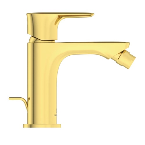 Immagine di Ideal Standard CONNECT AIR miscelatore monocomando bidet, finitura brushed gold A7030A2