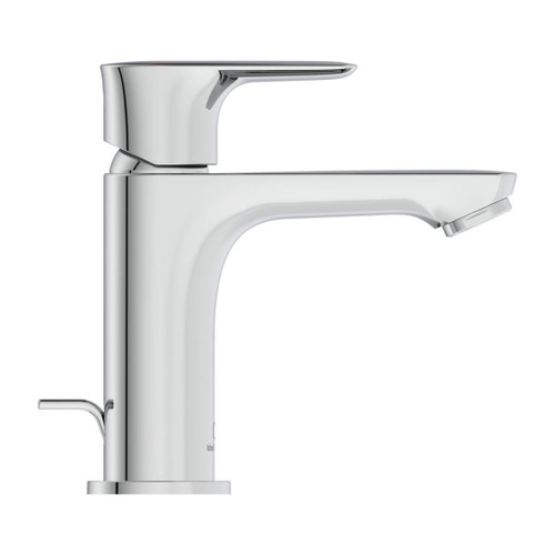 Immagine di Ideal Standard CONNECT AIR miscelatore monocomando H.15 cm per lavabo, con asta di comando e scarico piletta, finitura cromo A7007AA