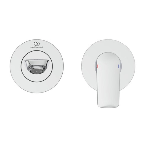 Immagine di Ideal Standard CONNECT AIR miscelatore monocomando lavabo per installazione a parete, bocca di erogazione da 18.5 cm, finitura cromo A7029AA
