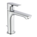 Immagine di Ideal Standard CONNECT AIR miscelatore monocomando H.17 cm lavabo, con asta di comando e scarico piletta, finitura cromo A7012AA