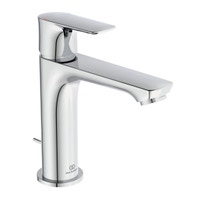 Immagine di Ideal Standard CONNECT AIR miscelatore monocomando H.17 cm lavabo, con asta di comando e scarico piletta, finitura cromo A7012AA