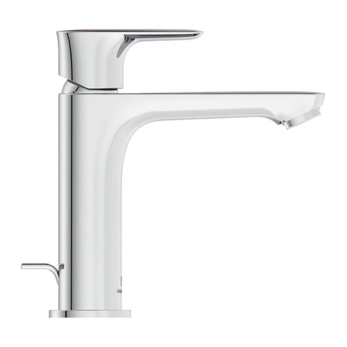 Immagine di Ideal Standard CONNECT AIR miscelatore monocomando H.17 cm lavabo, con asta di comando e scarico piletta, finitura cromo A7012AA