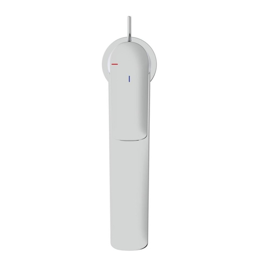 Immagine di Ideal Standard CONNECT AIR miscelatore monocomando da appoggio su piano, con sistema di apertura a freddo Bluestart, asta di comando e scarico piletta, finitura cromo A7026AA
