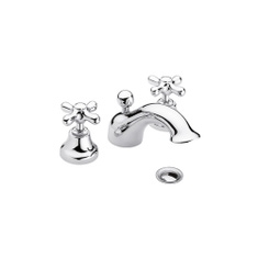 Immagine di Bellosta ROMINA batteria lavabo a 3 fori, con scarico, finitura cromo 01-0305/C