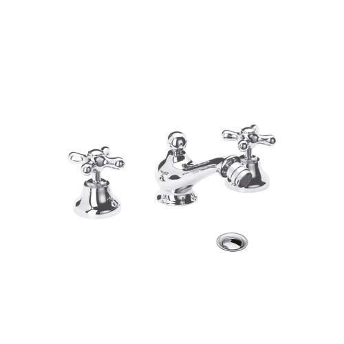 Immagine di Bellosta ROMINA batteria 3 fori per bidet, con scarico, finitura cromo 01-0307/7/C