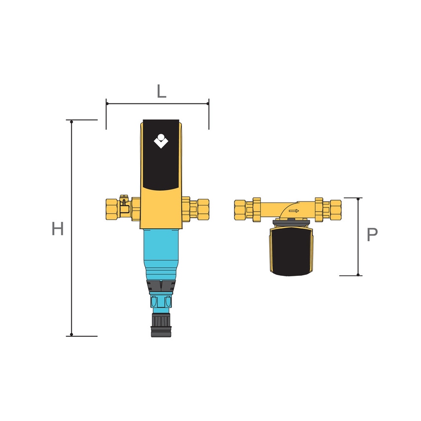 Immagine di BWT Cillit MULTIPUR BIO A 3/4" HY " filtro autopulente automatico 012920AG