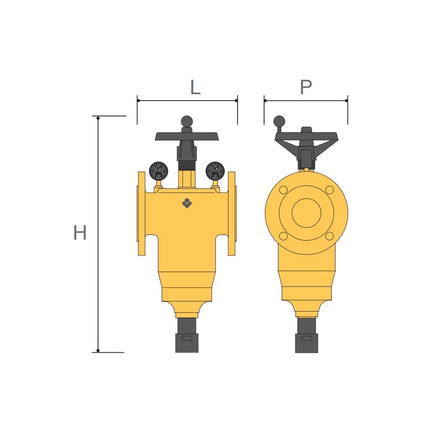 Immagine di Cillit MULTIPUR DN 80 M filtro autopulente manuale, con elemento filtrante, DN 80 012938AA
