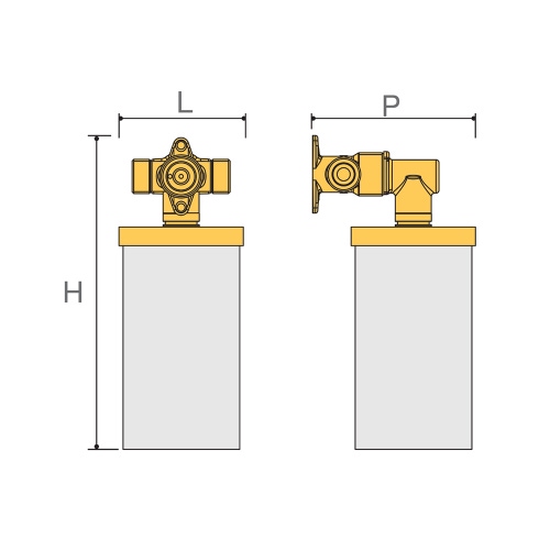 Immagine di Cillit COMBI CARE UNI  ½" dosatore idrodinamico per il dosaggio automatico proporzionale dei sali minerali naturali di polifosfato al fine di prevenire la formazione di incrostazioni calcaree e corrosioni 16028AB