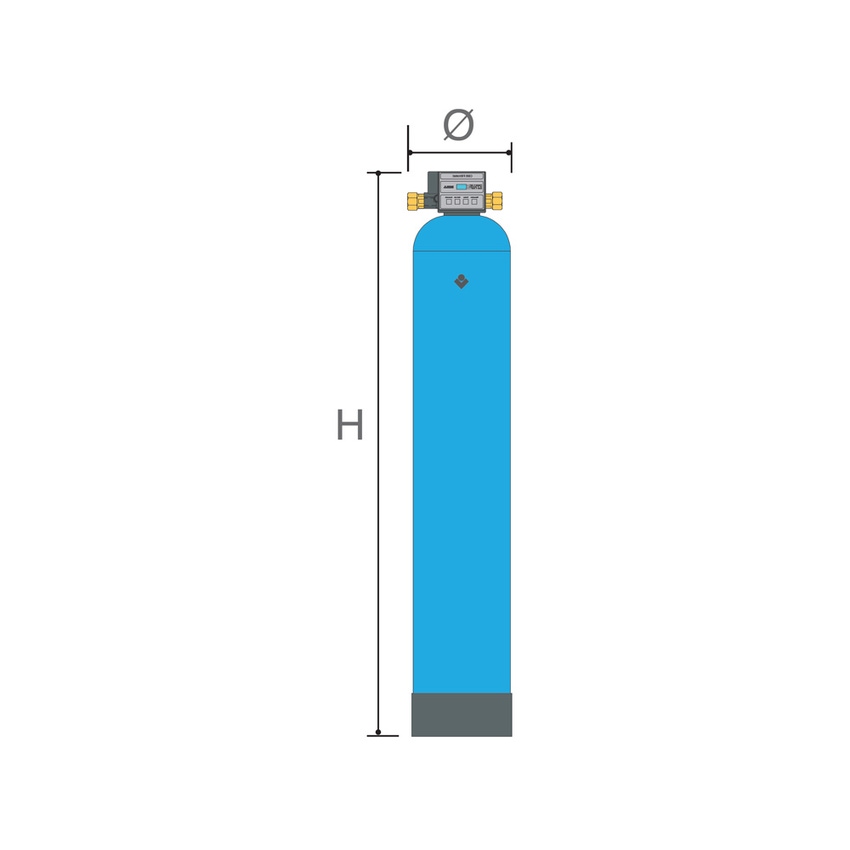Immagine di Cillit Filtromat SF 0,6 A filtro chiarificatore automatico gestito da microprocessore con rigenerazione a tempo 012861AA