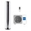 Immagine di Haier COLONNA DI ZUN R32 Climatizzatore a colonna monosplit inverter Wi-Fi | unità esterna 7.2 kW unità interna 24000 BTU 1U71RECFRA+AP71DFCHRA