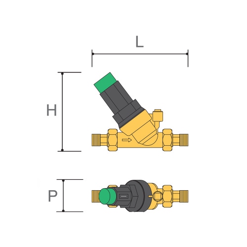 Immagine di Cillit Riduttore di pressione Duna con raccordo ½" 012840