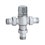 Immagine di Caleffi 5218 Miscelatore termostatico regolabile con manopola, valvole di ritegno e filtri, per controllo temperatura al punto di distribuzione, attacchi 3/4” 521815
