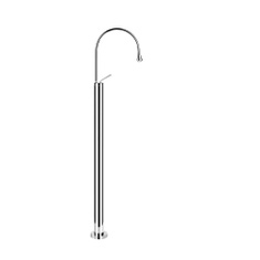 Immagine di Gessi GOCCIA miscelatore lavabo da terra, con bocca corta, senza scarico, finitura cromo 33624#031