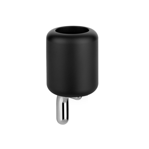 Immagine di Gessi GOCCIA ACCESSORI bicchiere in Gres, a parete, colore nero, finitura cromo 38008#031