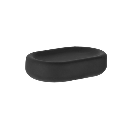 Immagine di Gessi GOCCIA ACCESSORIES porta sapone in Gres, d'appoggio, colore nero 38026#031