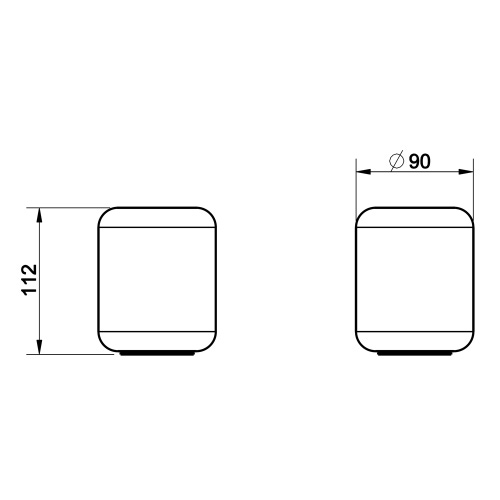 Immagine di Gessi GOCCIA ACCESSORI bicchiere in Gres, d'appoggio, colore bianco 38034#031
