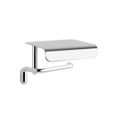 Immagine di Gessi GOCCIA ACCESSORI porta rotolo con coperchio, a parete, finitura cromo 38049#031