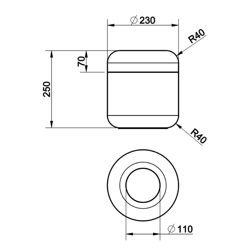 Cestino bagno Gessi Rettangolo 20990