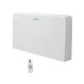 Immagine di Olimpia Splendid Bi2 Air ultraslim SLR 800 DC TR, ventilconvettore con pannello radiante per installazione solo verticale con comando touch remote, colore bianco 01859