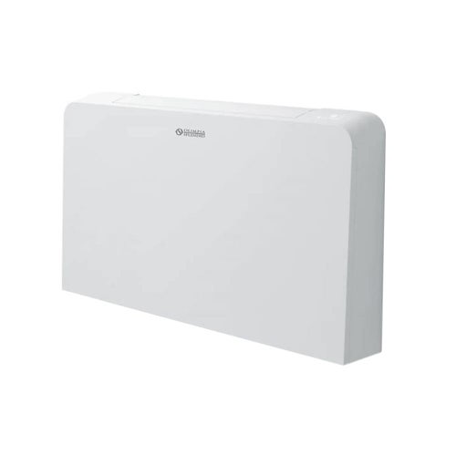 Immagine di Olimpia Splendid Bi2 Air ultraslim SLR 600 DC AR, ventilconvettore con pannello radiante per installazione solo verticale con comando analogic remote, colore bianco 01774
