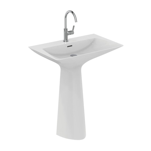Immagine di Ideal Standard TIPO-Z lavabo freestanding, monoforo, con troppopieno, colore bianco finitura lucido T442501