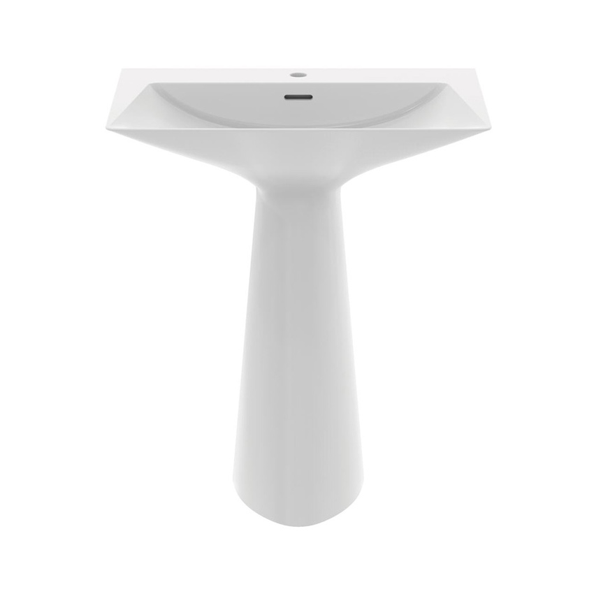 Immagine di Ideal Standard TIPO-Z lavabo freestanding, monoforo, con troppopieno, colore bianco seta finitura opaco T4425V1
