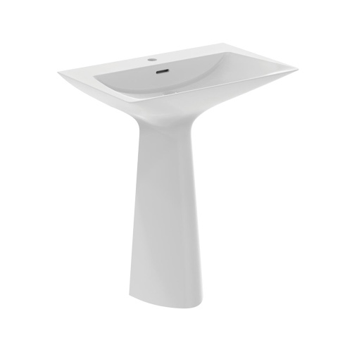 Immagine di Ideal Standard TIPO-Z lavabo freestanding, monoforo, con troppopieno, colore bianco seta finitura opaco T4425V1