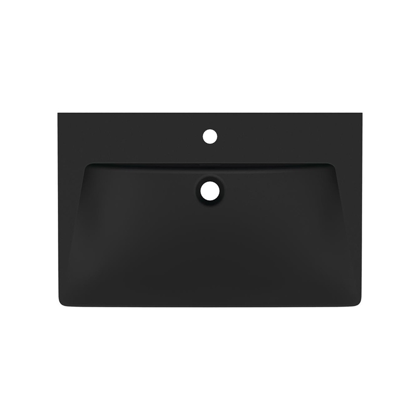 Immagine di Ideal Standard TIPO-Z lavabo freestanding, monoforo, con troppopieno, colore nero seta finitura opaco T4425V3