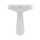 Ideal Standard TIPO-Z lavabo freestanding, con 3 fori per rubinetteria, con troppopieno, colore bianco finitura lucido T442601