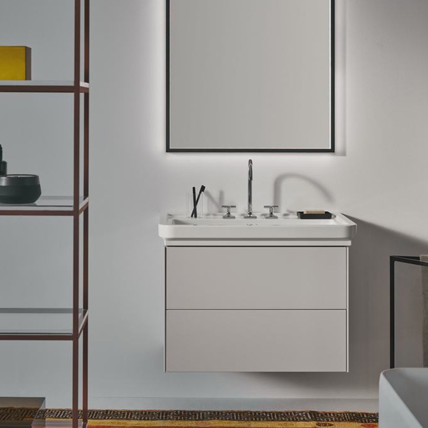 Immagine di Ideal Standard JOY NEO miscelatore a due leve per lavabo, con maniglia a croce, con scarico, bocca girevole, finitura cromo BD143AA
