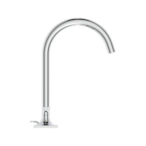 Immagine di Ideal Standard JOY NEO miscelatore a due leve per lavabo, con maniglia lineare, con scarico, bocca girevole, finitura cromo BD144AA