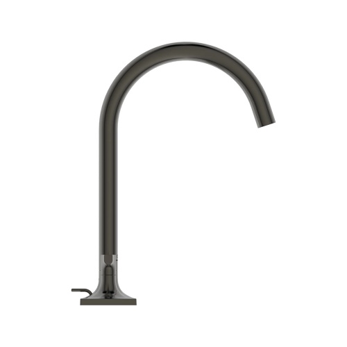 Immagine di Ideal Standard JOY NEO miscelatore a due leve per lavabo, con maniglia lineare, con scarico, bocca girevole, finitura magnetic grey BD144A5