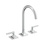 Immagine di Ideal Standard JOY NEO miscelatore a due leve per lavabo, con maniglia lineare, senza scarico, bocca girevole, finitura cromo BD146AA