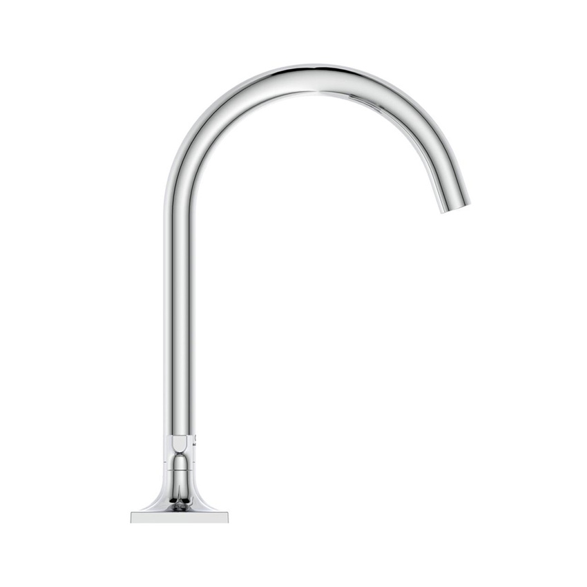 Immagine di Ideal Standard JOY NEO miscelatore a due leve per lavabo, con maniglia lineare, senza scarico, bocca girevole, finitura cromo BD146AA