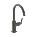 Immagine di Ideal Standard JOY NEO miscelatore monocomando H.31 cm per lavabo, con maniglia lineare laterale, senza scarico, con bocca girevole, finitura magnetic grey BD150A5