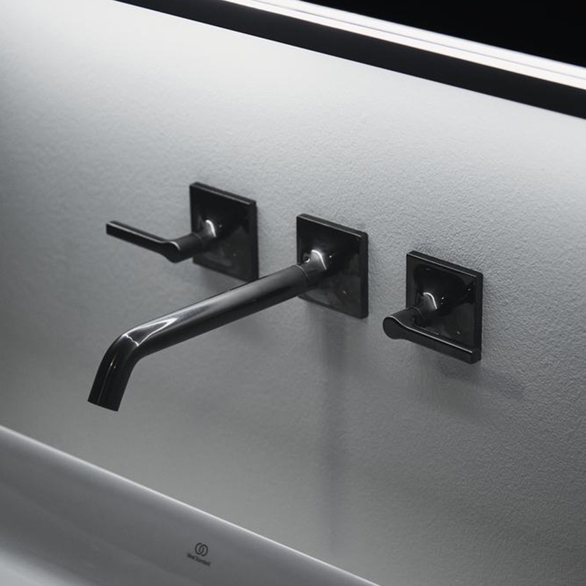 Immagine di Ideal Standard JOY NEO miscelatore a due leve per installazione a parete, con maniglia lineare, finitura magnetic grey BD154A5