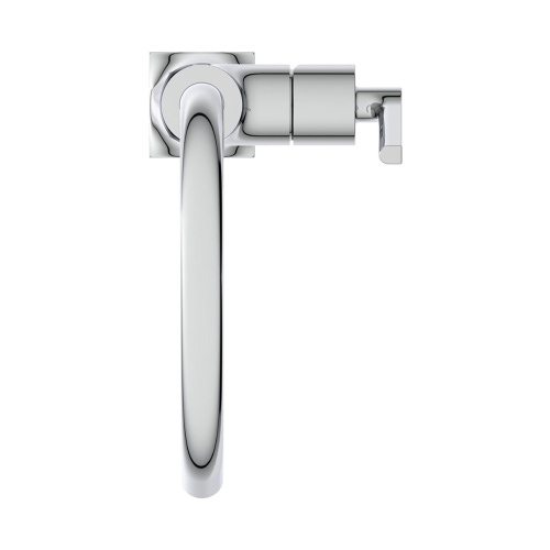 Immagine di Ideal Standard JOY NEO miscelatore monocomando da appoggio su piano, maniglia lineare laterale, con bocca girevole, senza scarico, finitura cromo BD156AA