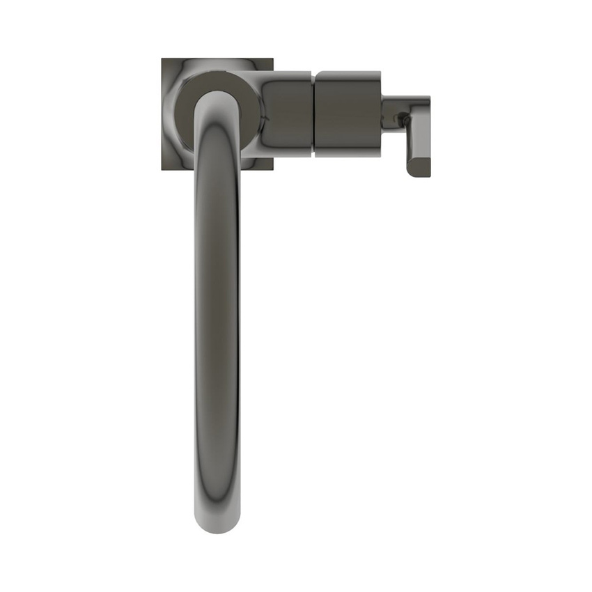 Immagine di Ideal Standard JOY NEO miscelatore monocomando da appoggio su piano, maniglia lineare laterale, con bocca girevole, senza scarico, finitura magnetic grey BD156A5