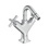 Immagine di Ideal Standard JOY NEO miscelatore bidet a due leve, con maniglia a croce, finitura cromo BD157AA