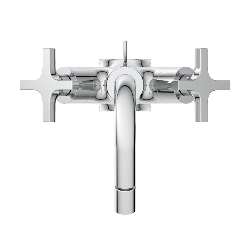 Ideal Standard BD157AA JOY NEO miscelatore bidet a due leve, con maniglia a  croce, finitura cromo