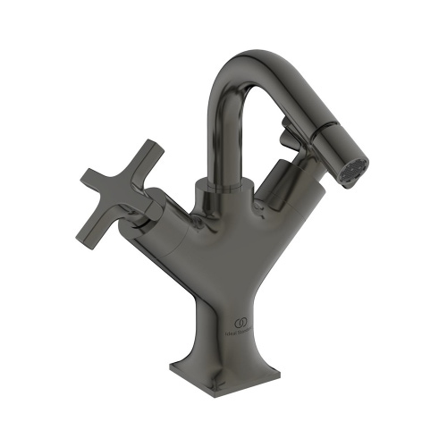 Immagine di Ideal Standard JOY NEO miscelatore bidet a due leve, con maniglia a croce, finitura magnetic grey BD157A5