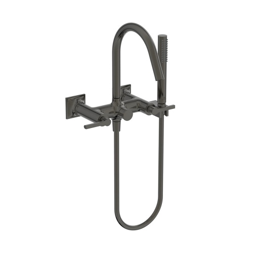 Immagine di Ideal Standard JOY NEO miscelatore meccanico esterno per vasca o doccia, a due leve, maniglia lineare, finitura magnetic grey BD163A5