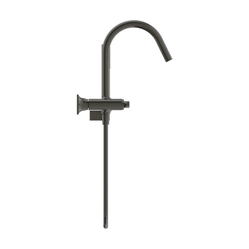 Immagine di Ideal Standard JOY NEO miscelatore meccanico esterno per vasca o doccia, a due leve, maniglia lineare, finitura magnetic grey BD163A5