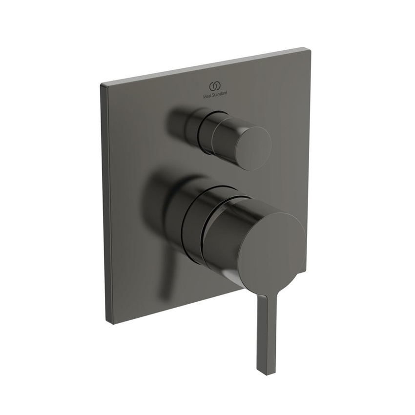 Immagine di Ideal Standard JOY NEO miscelatore per vasca o doccia, ad incasso, senza corpo incasso, finitura magnetic grey BD447A5