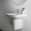 Immagine di Ideal Standard I.LIFE A lavabo sospeso o da appoggio L.65 cm, monoforo, con troppopieno, colore bianco finitura lucido T451001