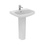 Immagine di Ideal Standard I.LIFE A lavabo sospeso o da appoggio L.60 cm, monoforo, con troppopieno, colore bianco finitura lucido T451101