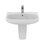 Immagine di Ideal Standard I.LIFE A lavabo sospeso o da appoggio L.60 cm, monoforo, con troppopieno, colore bianco finitura lucido T451101