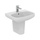 Ideal Standard I.LIFE A lavabo sospeso o da appoggio L.55 cm, monoforo, con troppopieno, colore bianco finitura lucido T451201