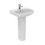 Immagine di Ideal Standard I.LIFE A lavabo sospeso o da appoggio L.55 cm, monoforo, con troppopieno, colore bianco finitura lucido T451201