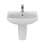 Immagine di Ideal Standard I.LIFE A lavabo sospeso o da appoggio L.55 cm, monoforo, con troppopieno, colore bianco finitura lucido T451201